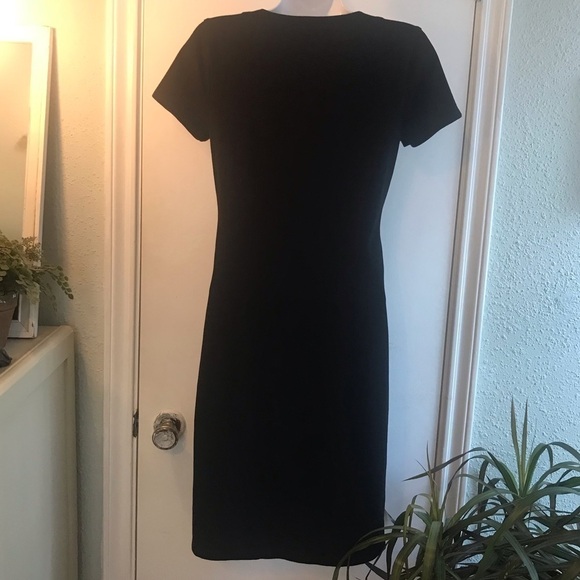 Talbot Black Dress with Embroidery Detail - Picture 6 of 11